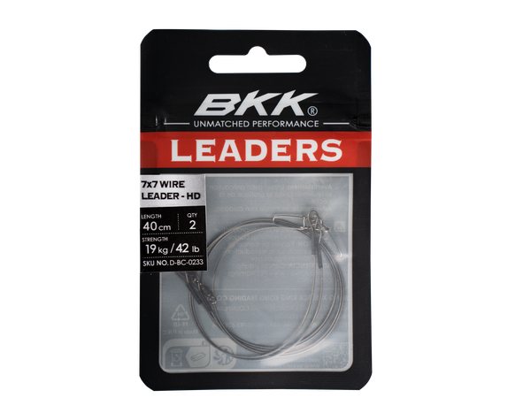 BKK 7×7 Wire leader – HD (Pike Snap)