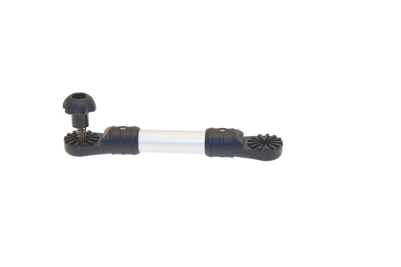 Fasten Stangen Verlängerung (225 mm) (Ø25) aus Aluminium - Grau/Schwarz