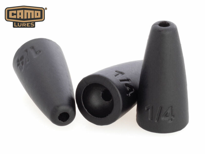 Camo Lures Bullet Weights – Schwarz