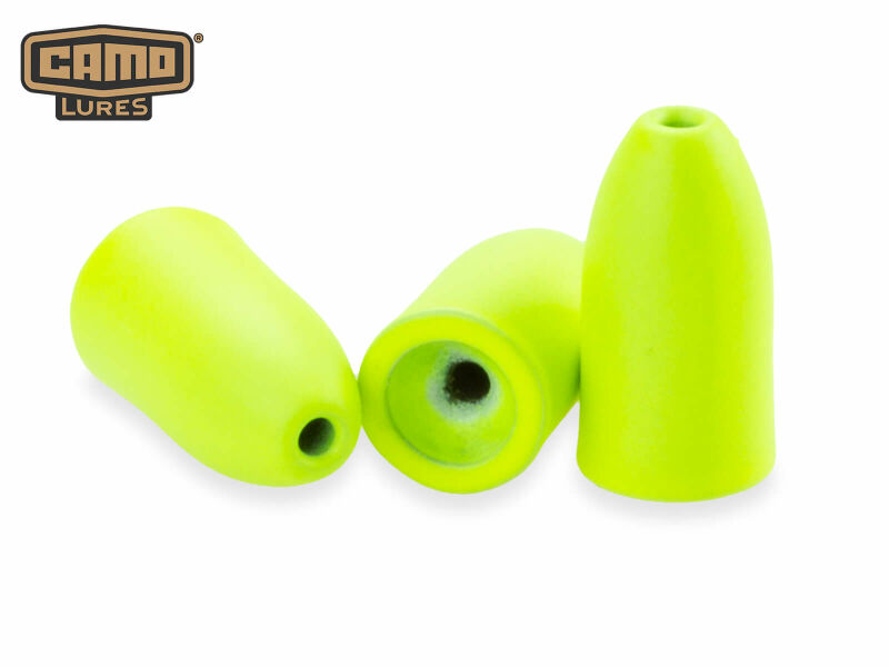 Camo Lures Tungsten Bullet Weight – Chartreuse