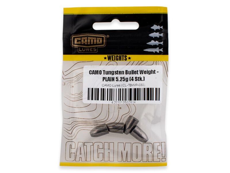 Camo Lures Tungsten Bullet Weight – Plain
