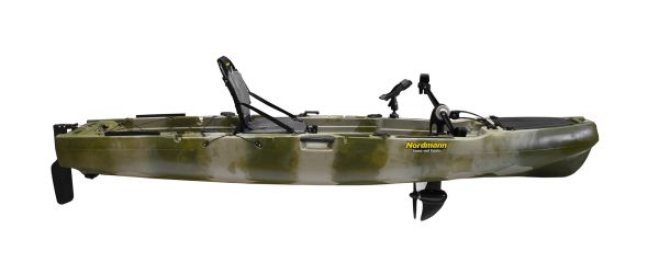 Nordmann Hunter 10.5 Angelkajak Sit on Top inkl. Zahnstangen-Pedalantrieb