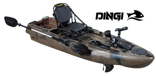 Nordmann Dingi 250 - 8.2 Angelkajak Sit on Top inkl. Zahnstangen-Pedalantrieb