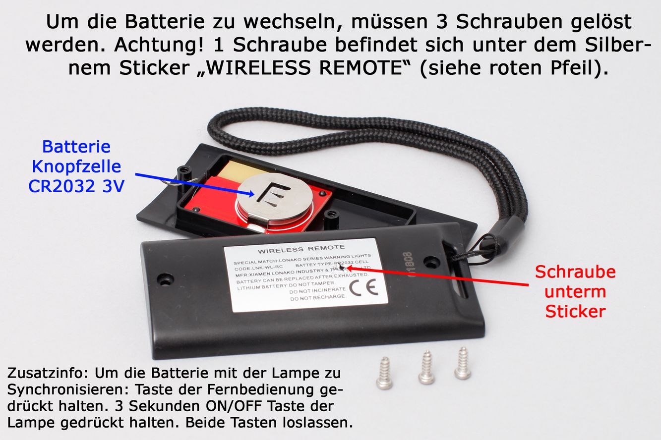 Fasten Set: Positionslicht 3 Farben + Teleskopadapter zur Befestigung Fasten Halterung