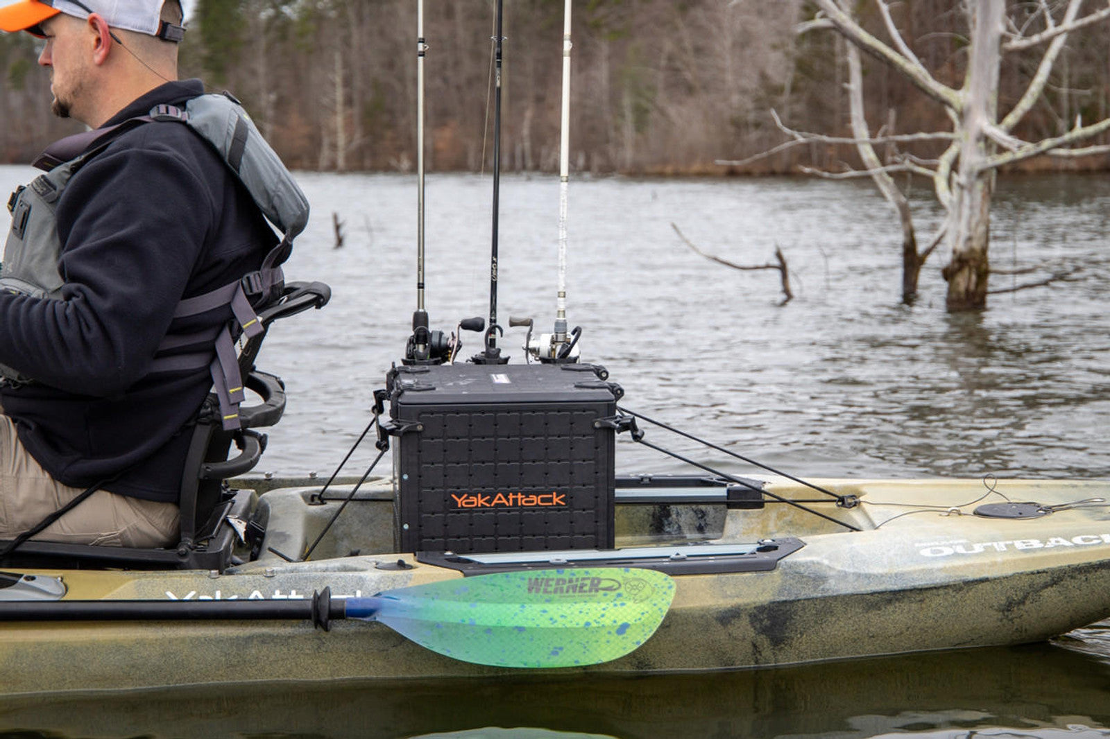 YakAttack BlackPak Pro Kayak Angel-Box – 13″ x 13″