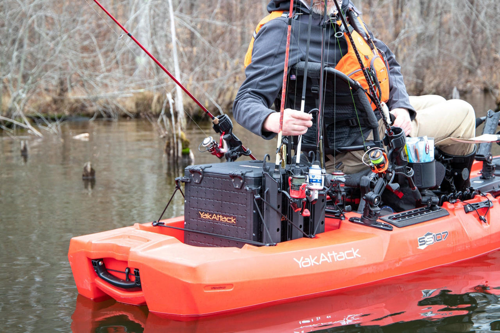 YakAttack BlackPak Pro Kayak Angel-Box – 13″ x 13″