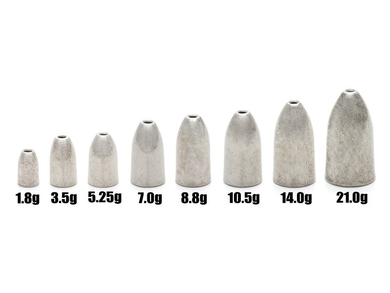 Camo Lures Tungsten Bullet Weight – Plain
