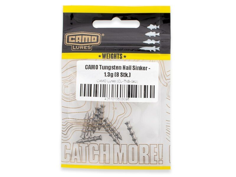 Camo Lures Tungsten Nail Sinker