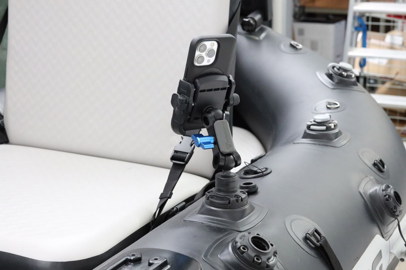 Fasten (1 Zoll) B- Kugel Handyhalter für alle Smartphones von 70mm - 82mm breite